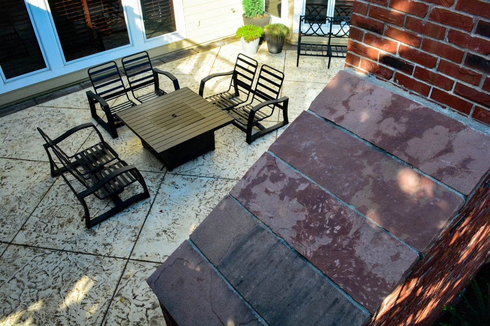 Custom Design Fireplace, Patio and Water Feature by Breaking Ground - Photo 9