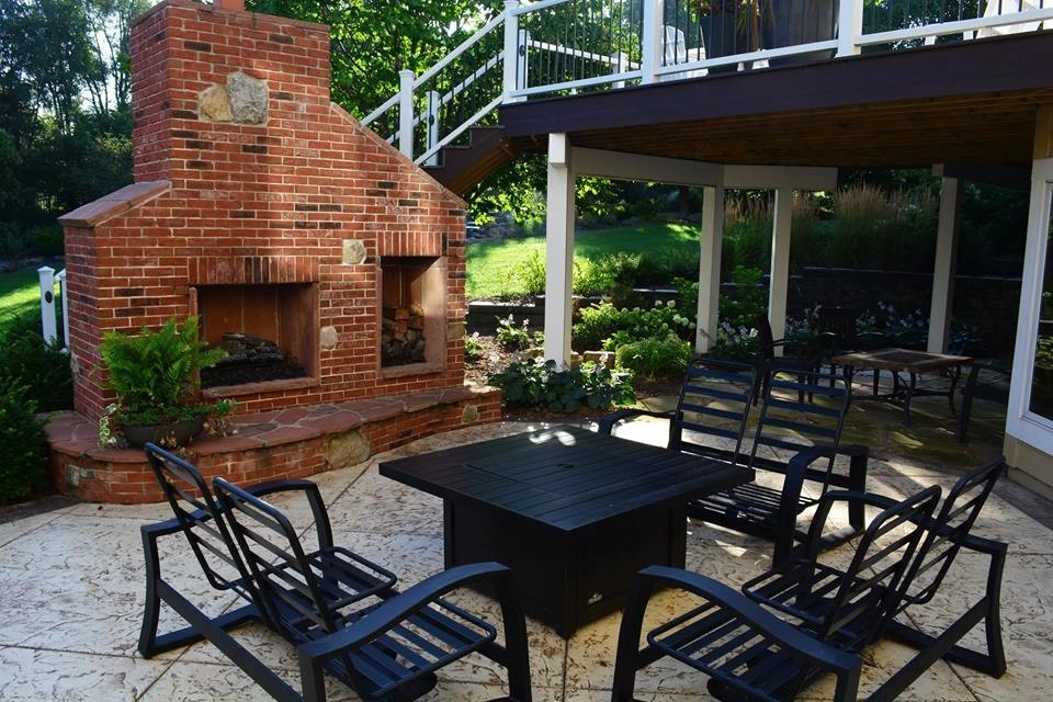 Custom Design Fireplace, Patio and Water Feature by Breaking Ground - Photo 14