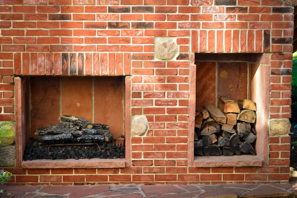 Custom Design Fireplace, Patio and Water Feature by Breaking Ground - Photo 11