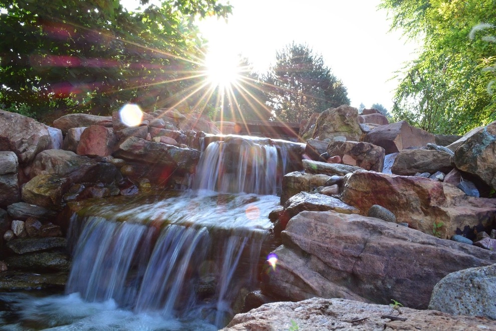 Custom Design Fireplace, Patio and Water Feature by Breaking Ground - Photo 5
