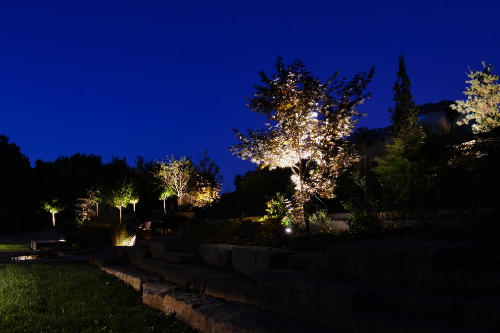 Modern Hillside Entry and Sculpture Garden by Breaking Ground - Photo 31