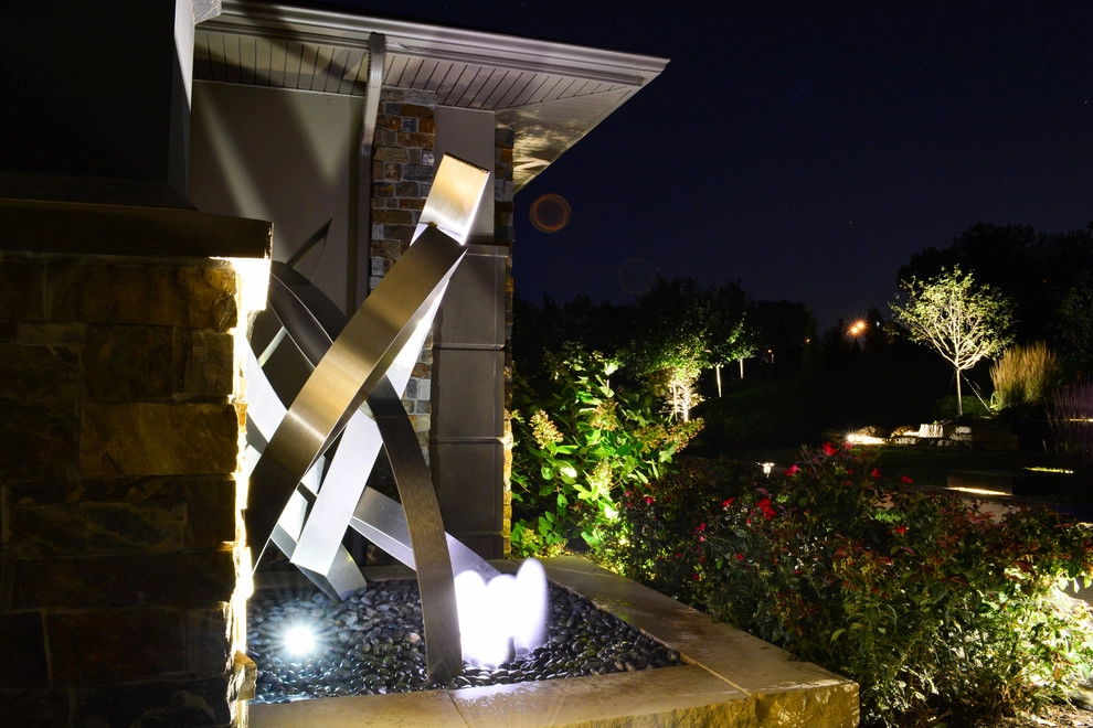 Modern Hillside Entry and Sculpture Garden by Breaking Ground - Photo 55