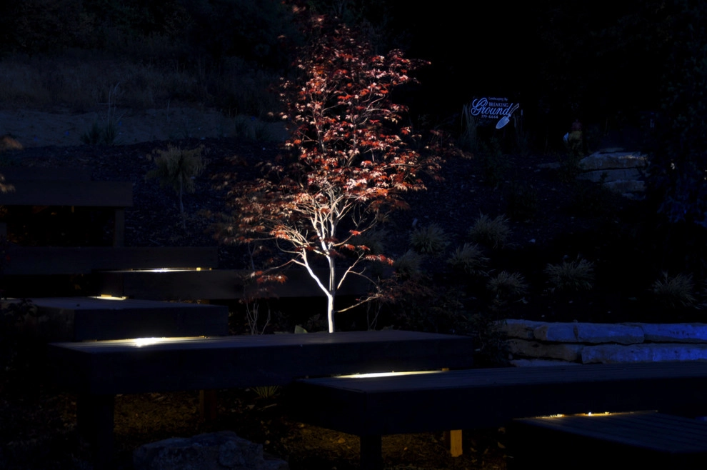 Modern Hillside Entry and Sculpture Garden by Breaking Ground - Photo 15