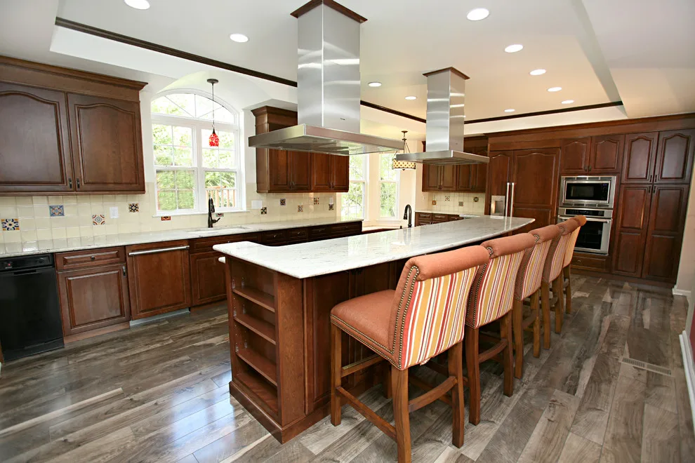 Teppanyaki Grill and Custom Cabinets Kitchen Remodel by J. Neville Construction - Photo 6