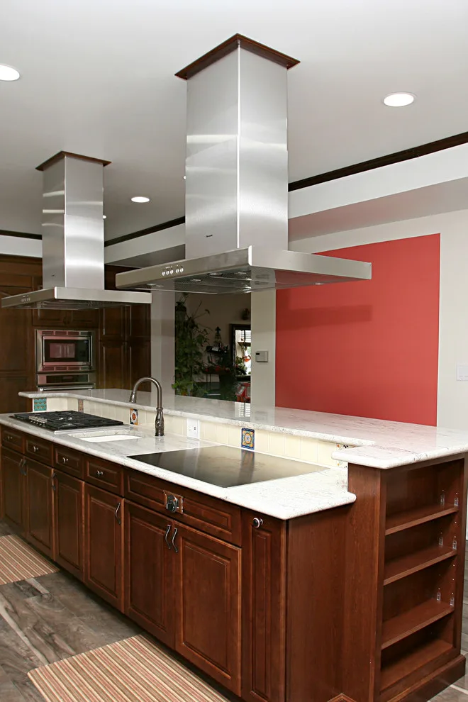 Teppanyaki Grill and Custom Cabinets Kitchen Remodel by J. Neville Construction - Photo 3