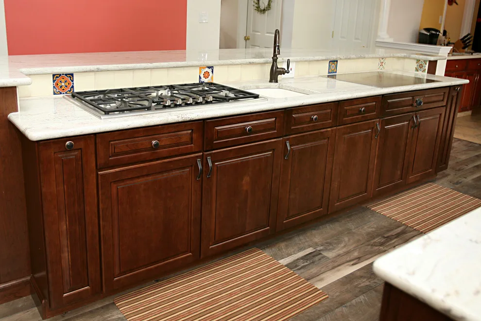 Teppanyaki Grill and Custom Cabinets Kitchen Remodel by J. Neville Construction - Photo 4