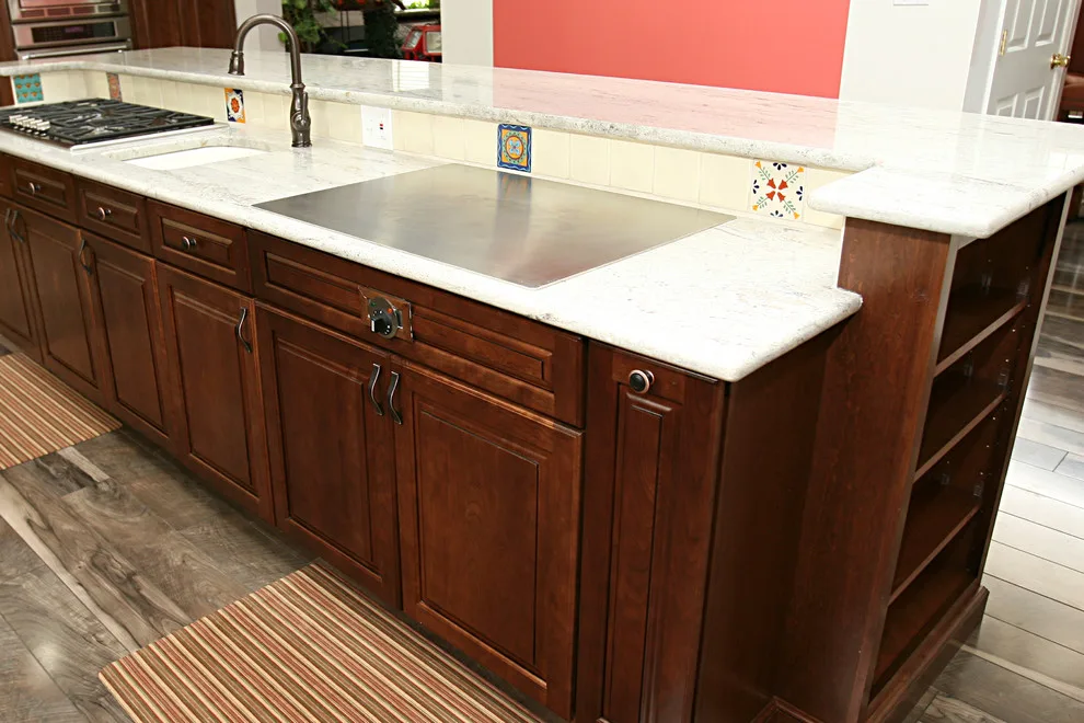 Teppanyaki Grill and Custom Cabinets Kitchen Remodel by J. Neville Construction - Photo 5