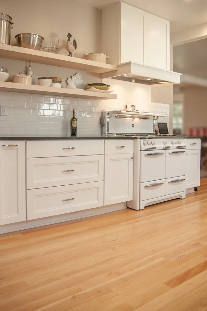Reclaimed Wood Floating Shelves for the Kitchen by Coleman Creek Construction - Photo 2