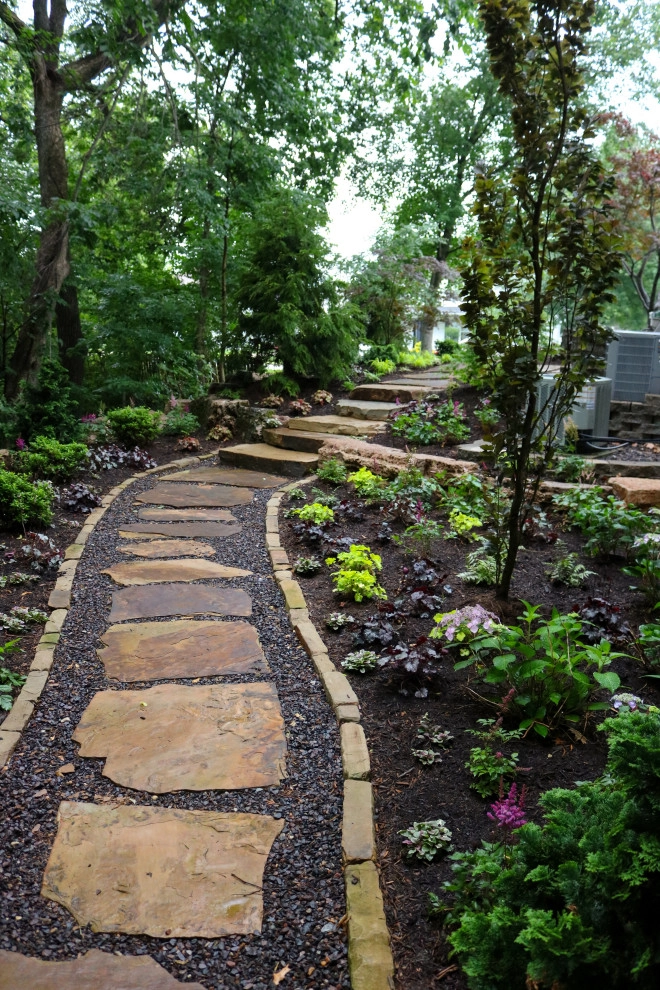 Natural Stone Walkway for Drainage Solution by Frisella Landscape Group - Photo 3