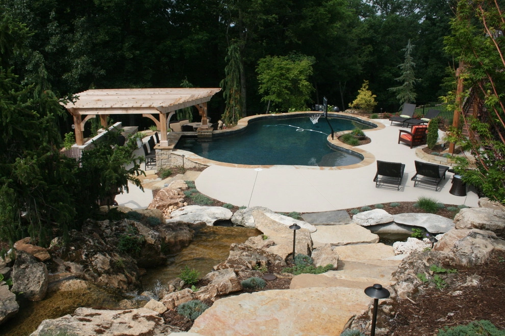 Pool Landscape | St. Louis, MO by Frisella Landscape Group - Photo 14
