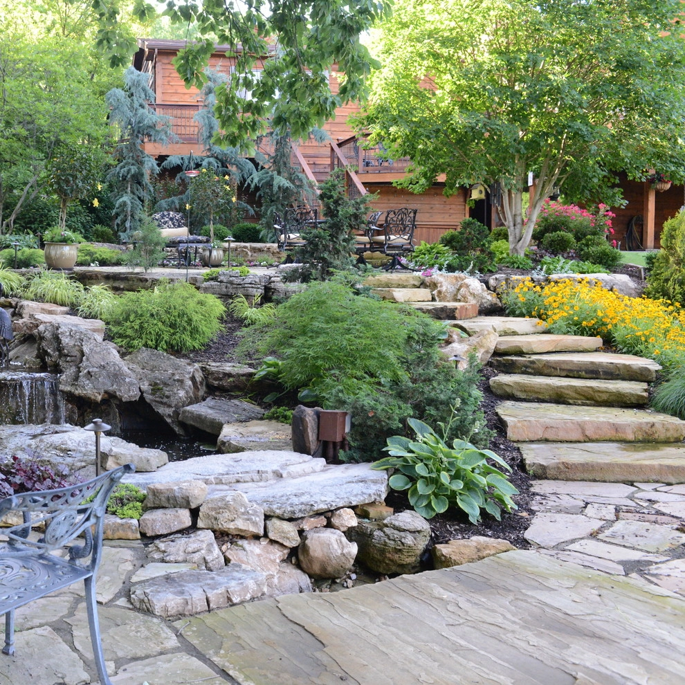 Woodland Waterfall | St. Louis, MO by Frisella Landscape Group - Photo 9