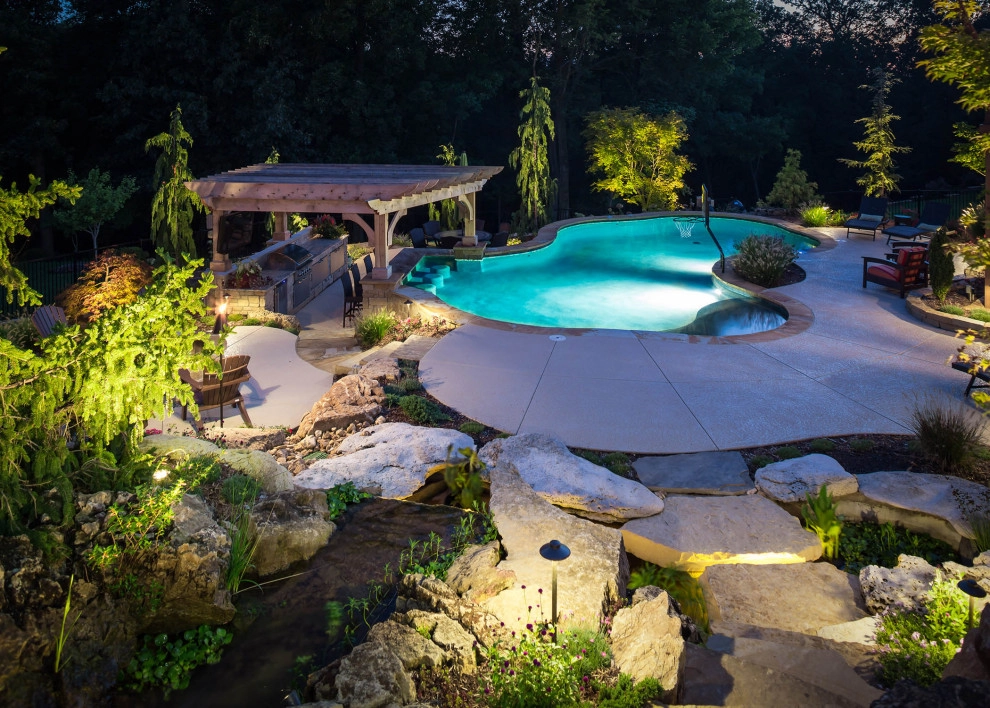 Pool Landscape | St. Louis, MO by Frisella Landscape Group - Photo 12