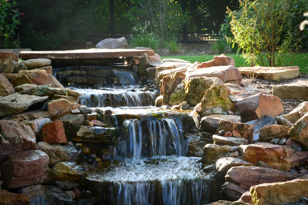 Custom Design Fireplace, Patio and Water Feature by Breaking Ground - Photo 34