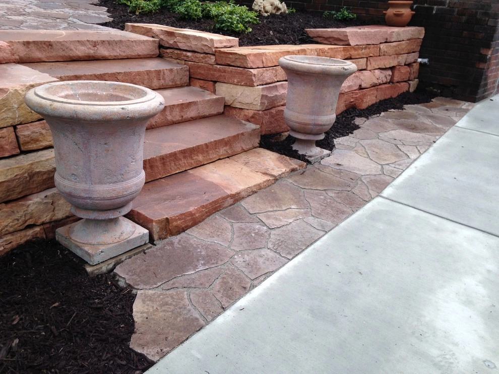 Natural Stone and Statue Garden by Breaking Ground - Photo 5