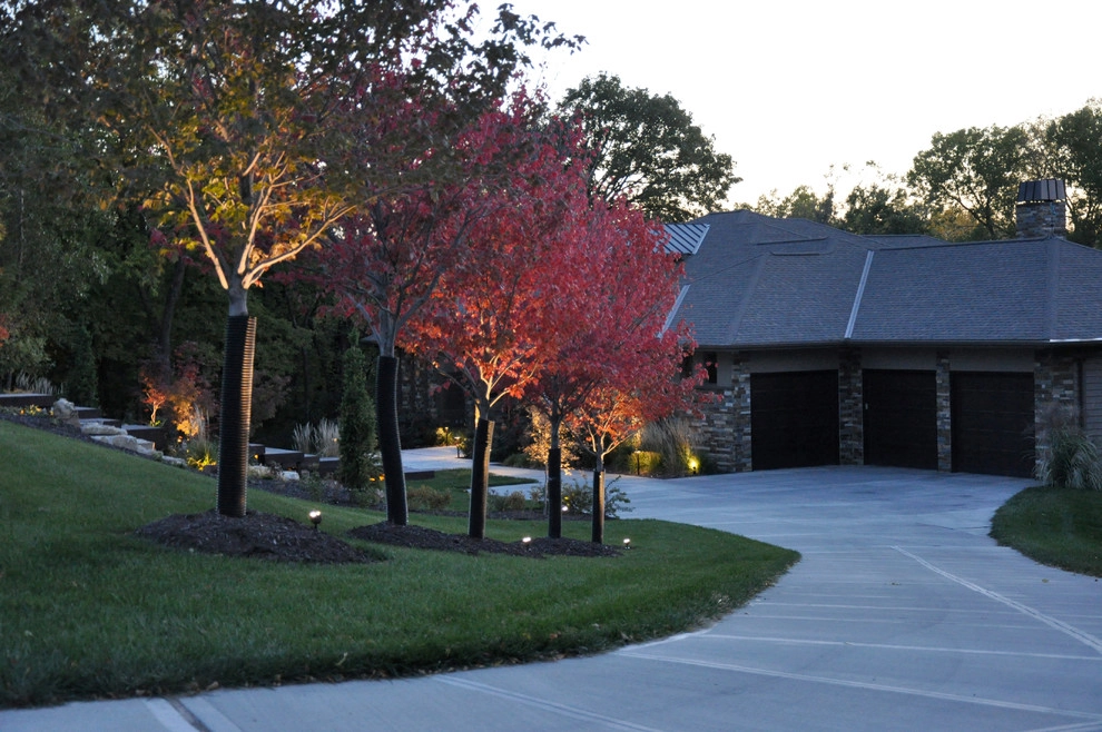 Modern Hillside Entry and Sculpture Garden by Breaking Ground - Photo 7