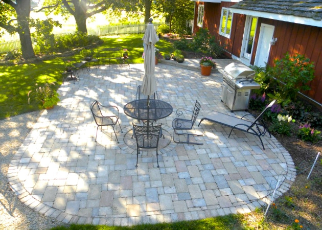 Red House and Patio by Ganshert Nursery & Landscapes - Photo 2