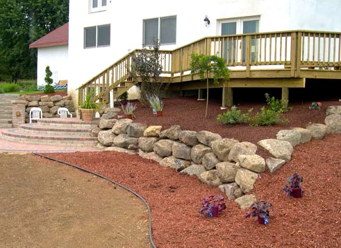 Raised Wooden Deck by Ganshert Nursery & Landscapes - Photo 2
