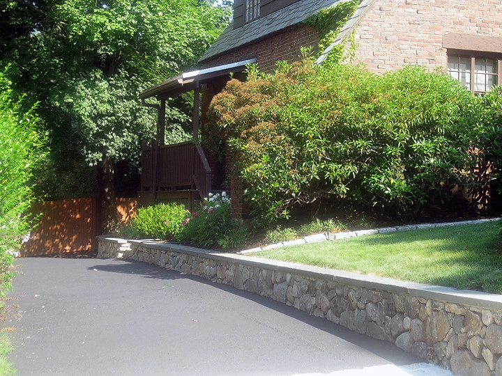 Stone Wall Project - Newton Mass by Garden City Landscape - Photo 3
