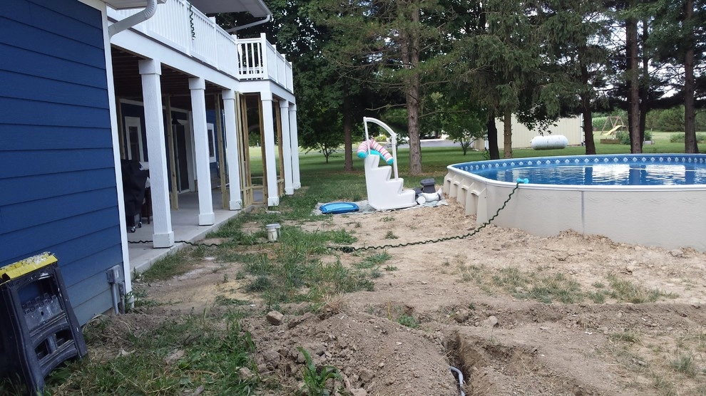 Arwoods backyard pool area by Garden Of Eden Landscaping Services - Photo 15
