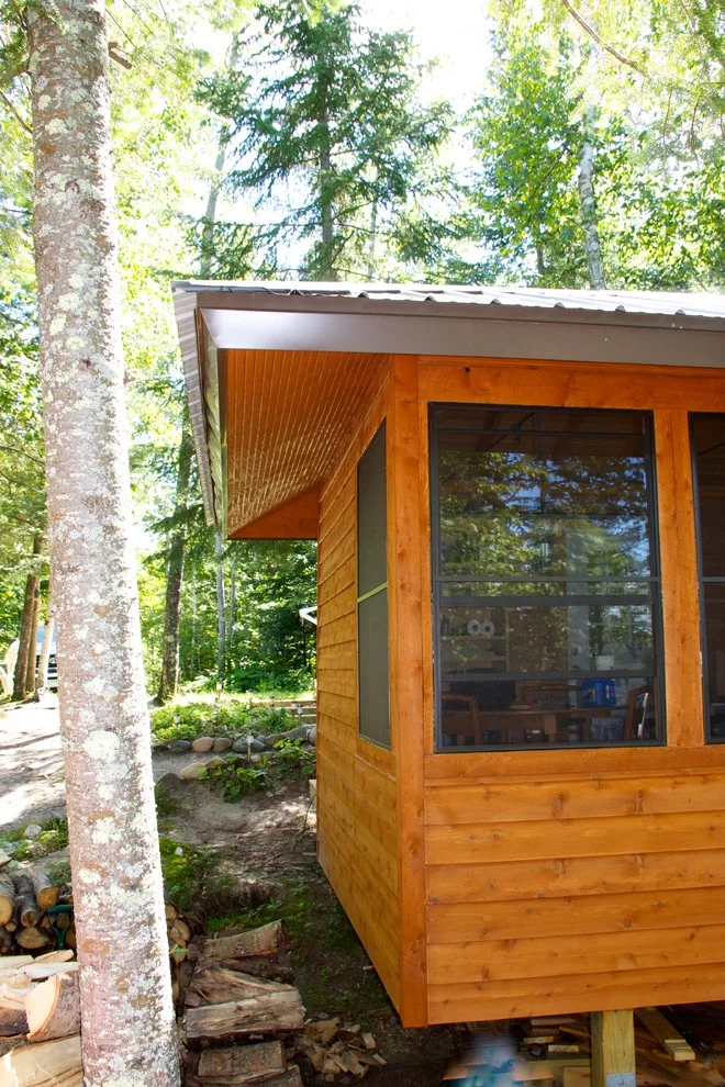 Timber Framed Gazebo for Lakefront Property by 12,000 Lakes Construction - Photo 4