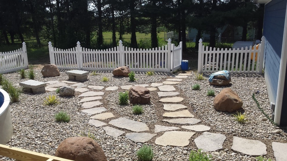 Arwoods backyard pool area by Garden Of Eden Landscaping Services - Photo 3