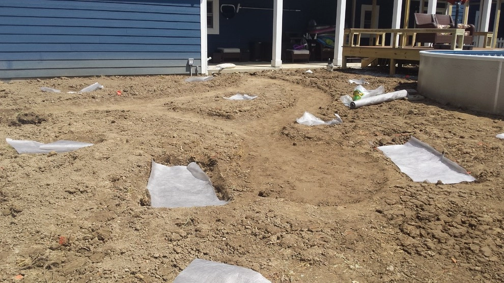 Arwoods backyard pool area by Garden Of Eden Landscaping Services - Photo 14