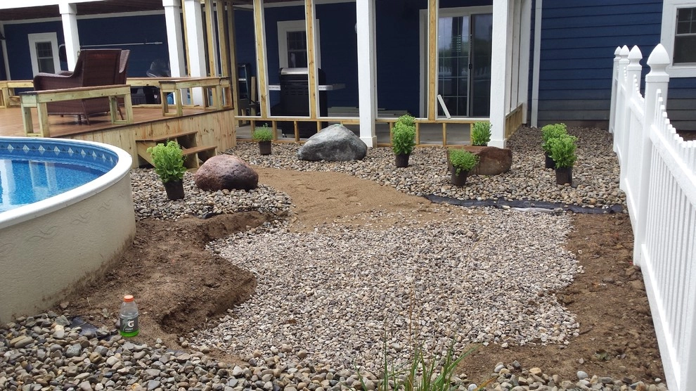 Arwoods backyard pool area by Garden Of Eden Landscaping Services - Photo 5