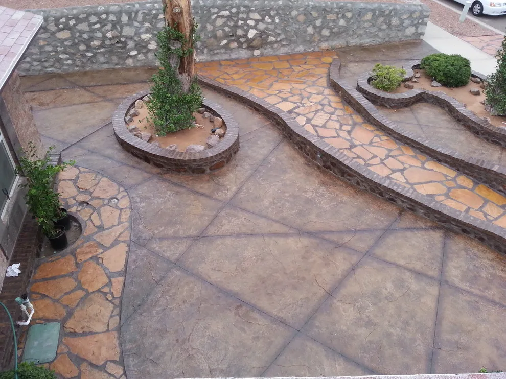 Flagstone Landscape Concrete by Forma Contractors - Photo 5