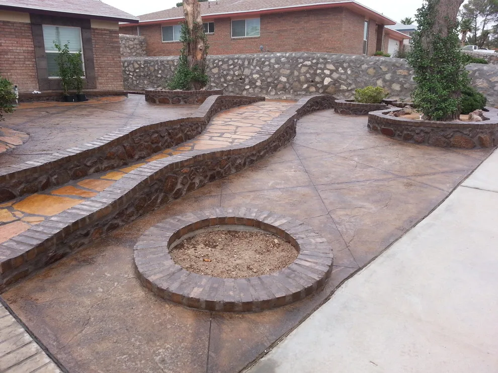 Flagstone Landscape Concrete by Forma Contractors - Photo 3