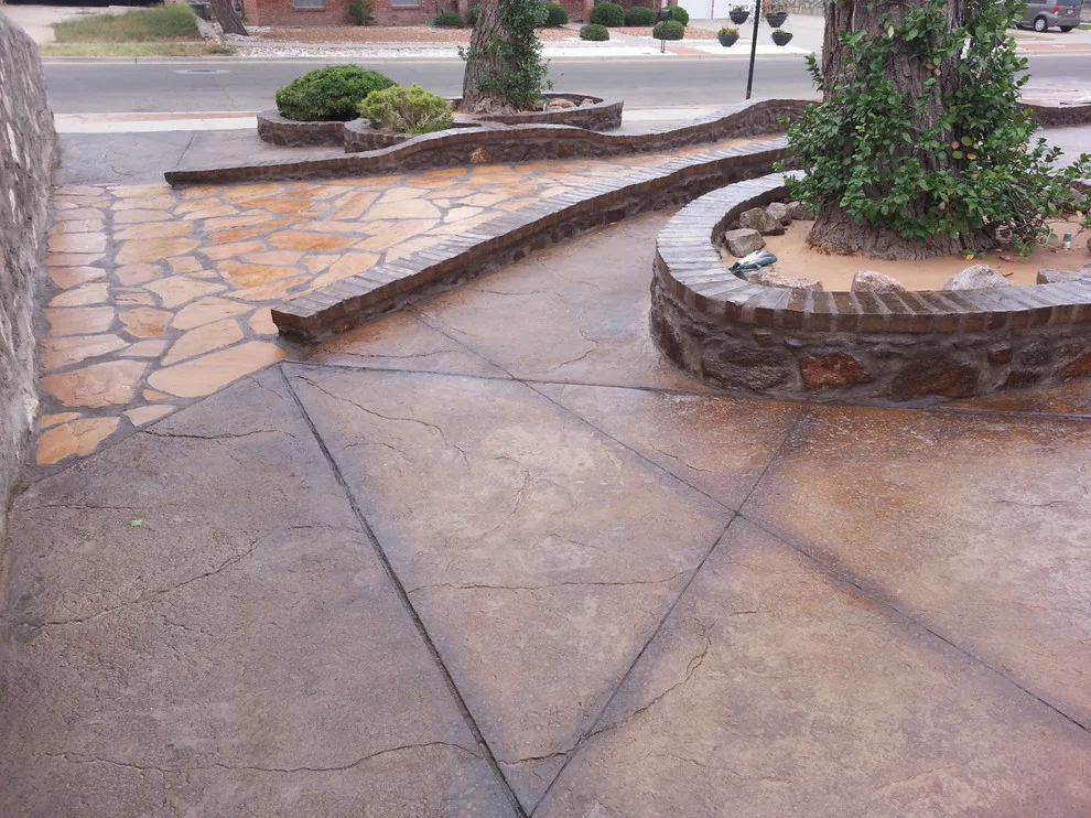 Flagstone Landscape Concrete by Forma Contractors - Photo 7