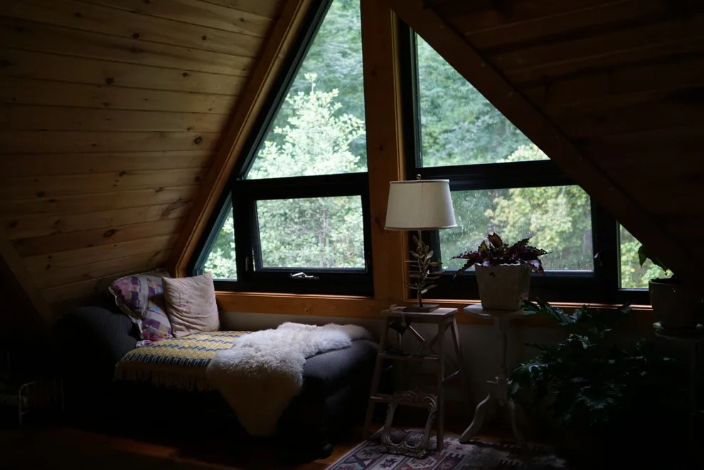 Installation of large gable windows by Vector Mountain Construction, LLC - Photo 2