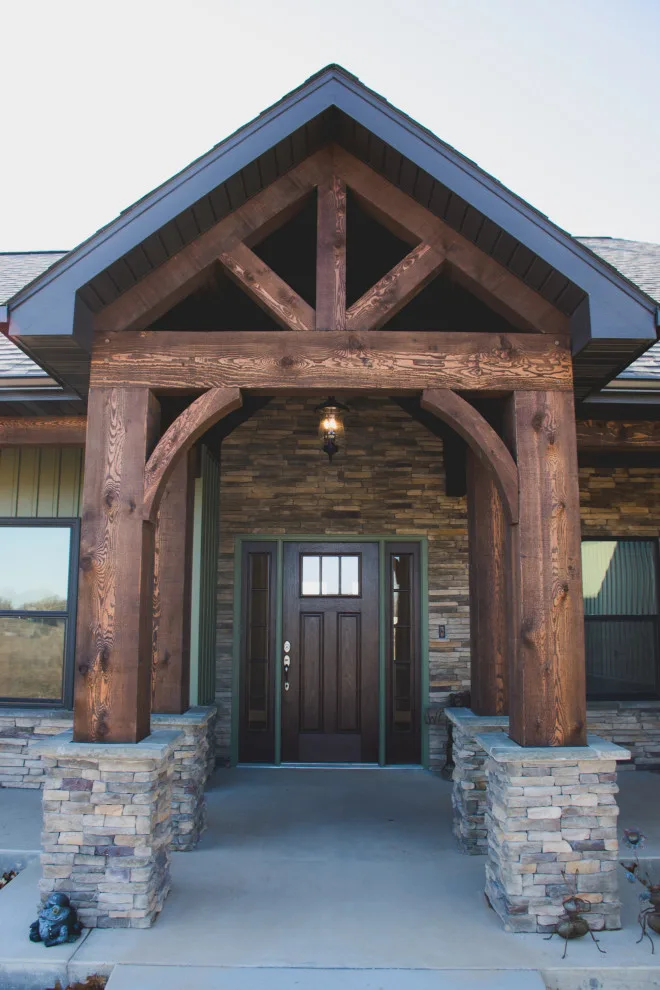 Contemporary Detailed Home Exterior by Robbins Construction - Photo 2