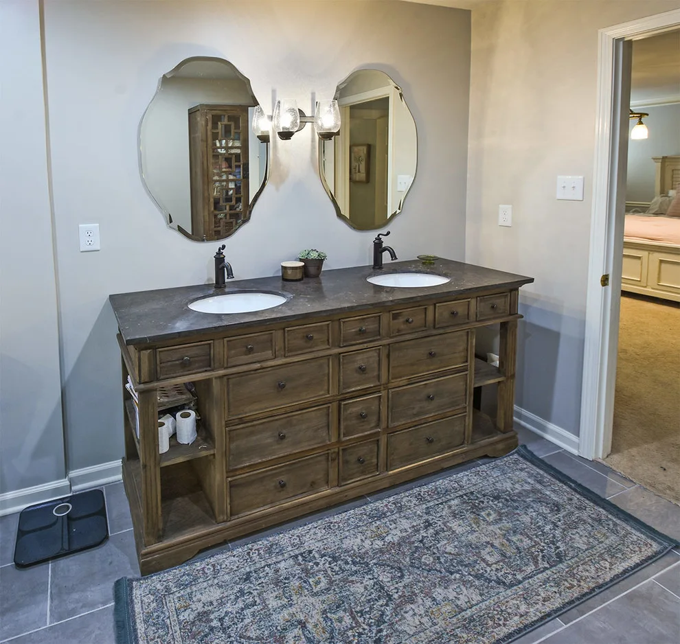 Longwood Workstations and Primary Bathroom by R & E Remodeling - Photo 5