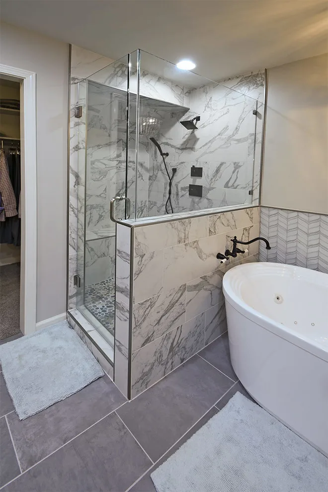 Longwood Workstations and Primary Bathroom by R & E Remodeling - Photo 3