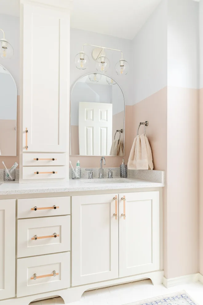 Adore It or Abandon It Pink Bathroom Makeover by Mae Reedy Build + Design - Photo 11
