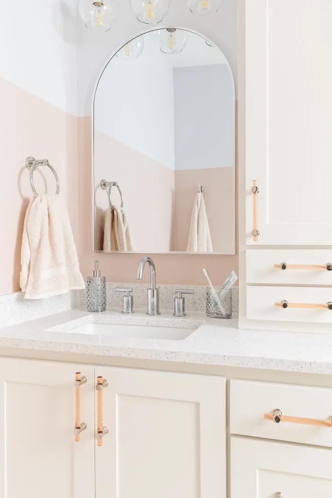 Adore It or Abandon It Pink Bathroom Makeover by Mae Reedy Build + Design - Photo 12