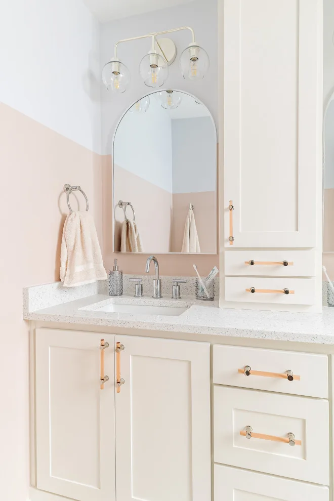 Adore It or Abandon It Pink Bathroom Makeover by Mae Reedy Build + Design - Photo 3
