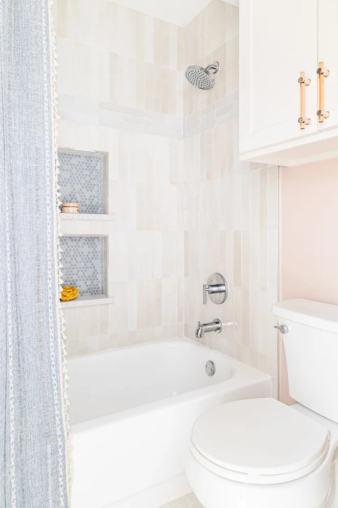 Adore It or Abandon It Pink Bathroom Makeover by Mae Reedy Build + Design - Photo 5
