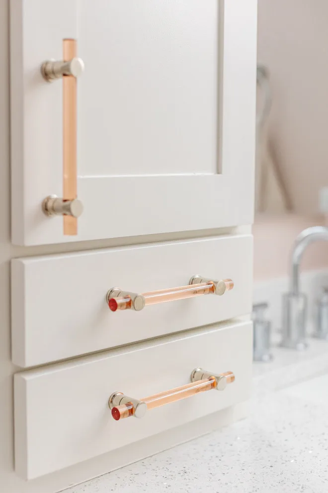 Adore It or Abandon It Pink Bathroom Makeover by Mae Reedy Build + Design - Photo 14