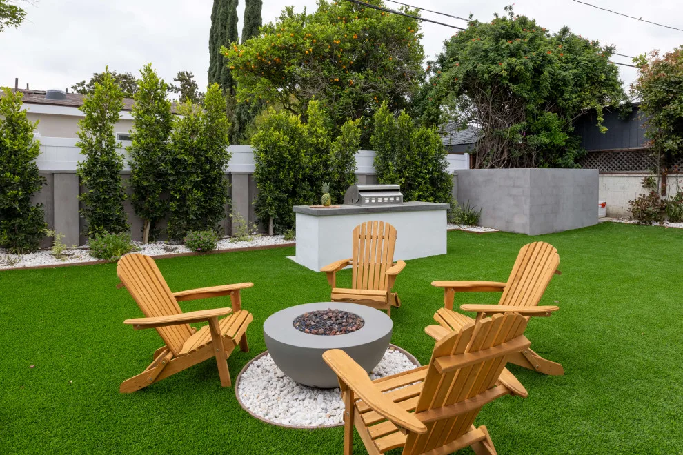 Inviting Outdoor Space with Fire Pit by Royal Family Construction, Inc. - Photo 4