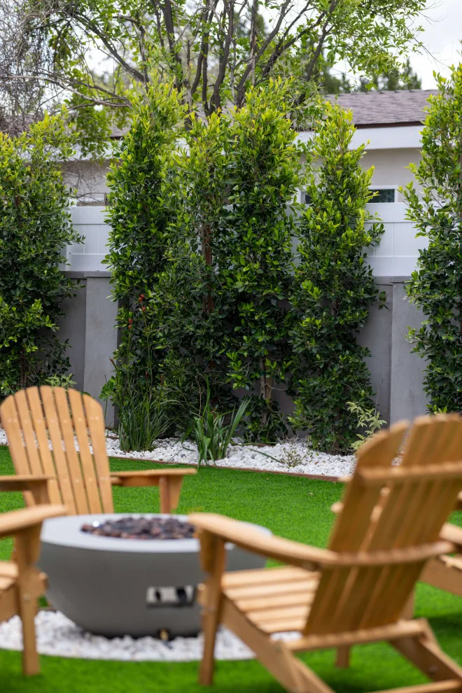 Inviting Outdoor Space with Fire Pit by Royal Family Construction, Inc. - Photo 8
