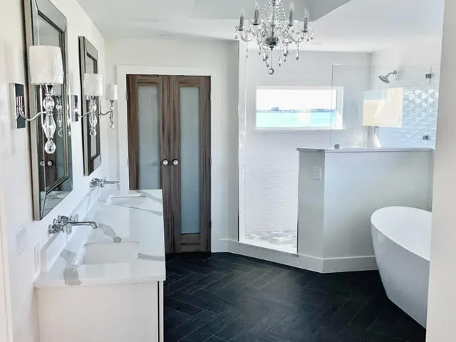 Modern Elegant Bathrooms by JSS/Green Planet Construction - Photo 32