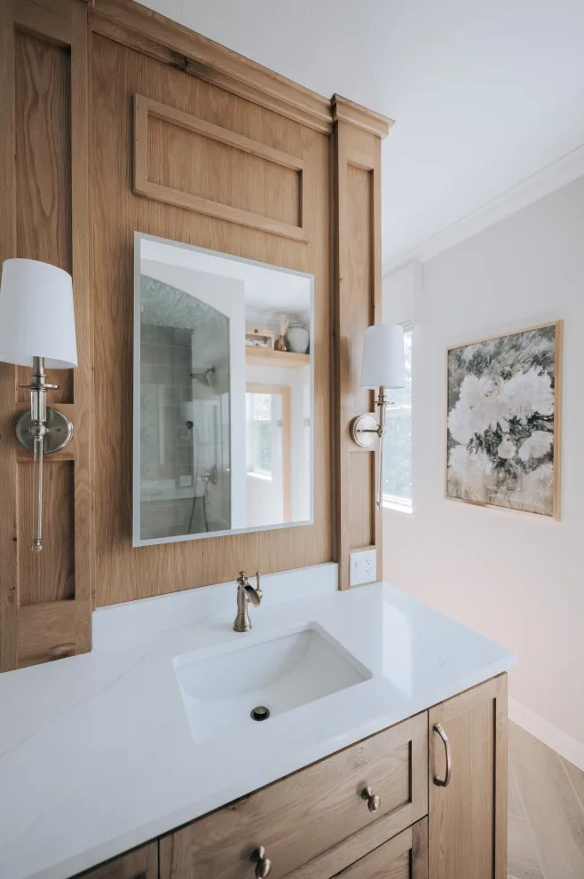 Upscale Steam Shower Bathroom Makeover by Casino Co. Renovations - Photo 6