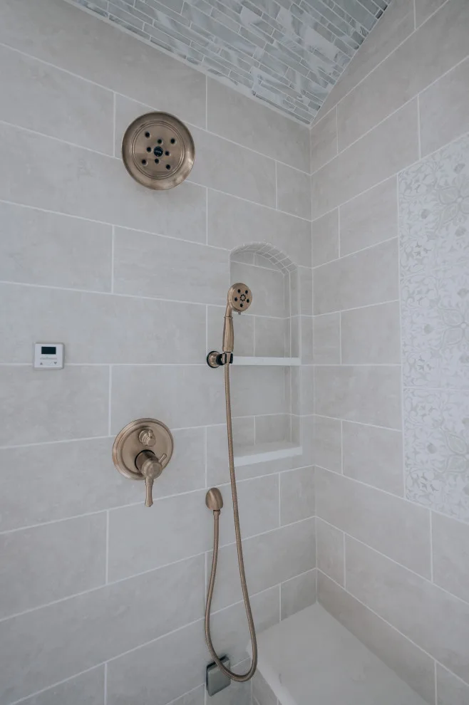 Upscale Steam Shower Bathroom Makeover by Casino Co. Renovations - Photo 2