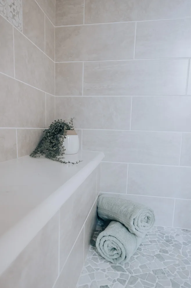 Upscale Steam Shower Bathroom Makeover by Casino Co. Renovations - Photo 8