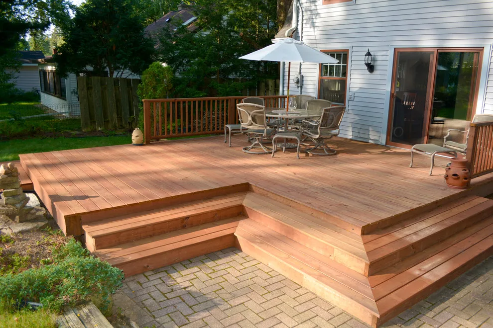 Madison - Treated Kiln-Dried Wood Deck by Waunakee Remodeling - Photo 2