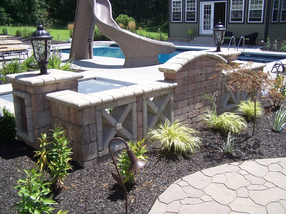 Pool Stone Surround by Goetz Landscaping - Photo 3