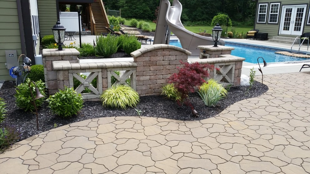 Pool Stone Surround by Goetz Landscaping - Photo 2