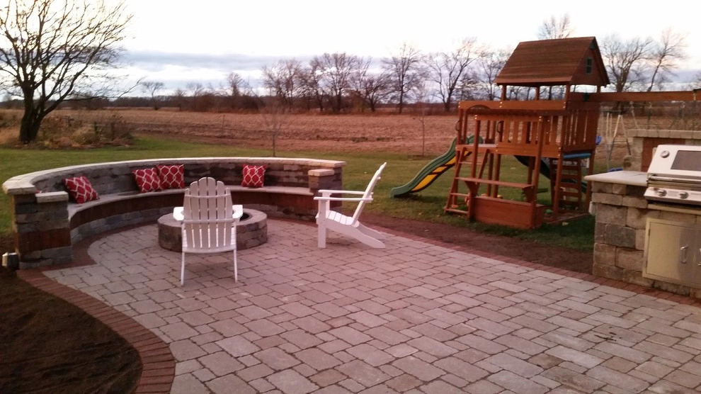 Stone bench by Goetz Landscaping - Photo 2