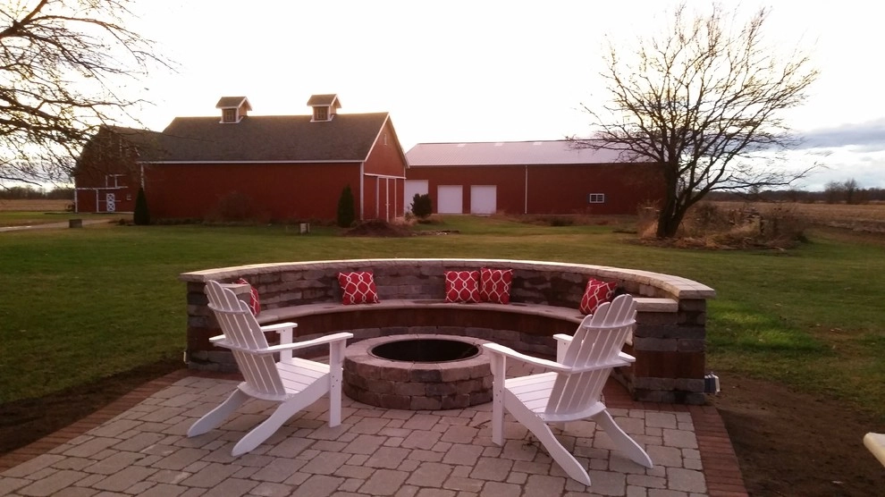 Stone bench by Goetz Landscaping - Photo 3